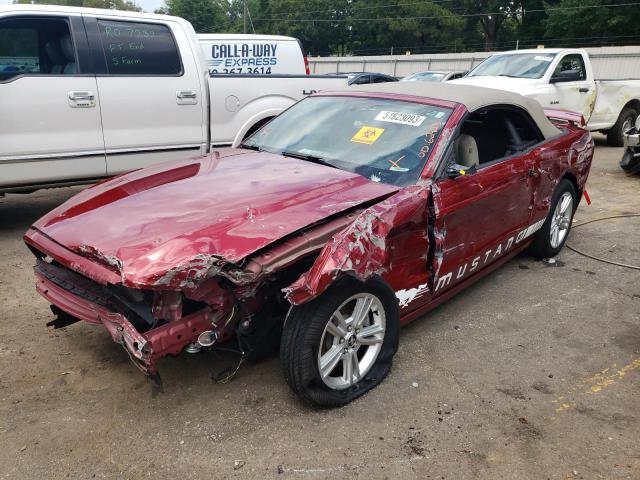 1ZVBP8EM9E5322481 - 2014 FORD MUSTANG RED photo 1