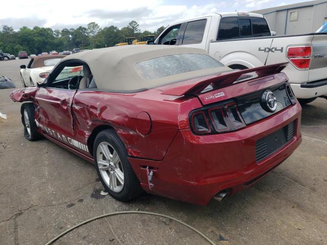 1ZVBP8EM9E5322481 - 2014 FORD MUSTANG RED photo 2