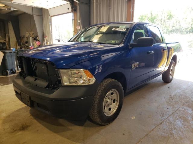 1C6RR7KG0KS698723 - 2019 RAM 1500 CLASS TRADESMAN BLUE photo 1