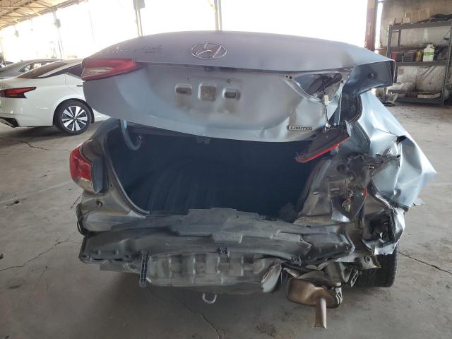 KMHDH4AE2CU251591 - 2012 HYUNDAI ELANTRA GLS BLUE photo 6