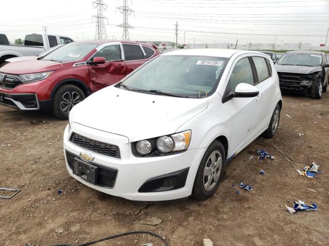 1G1JA6SH7G4174618 - 2016 CHEVROLET SONIC LS WHITE photo 1