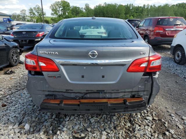 3N1AB7AP2KY454605 - 2019 NISSAN SENTRA S GRAY photo 6