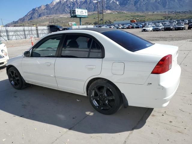 2HGES25825H543722 - 2005 HONDA CIVIC EX WHITE photo 2