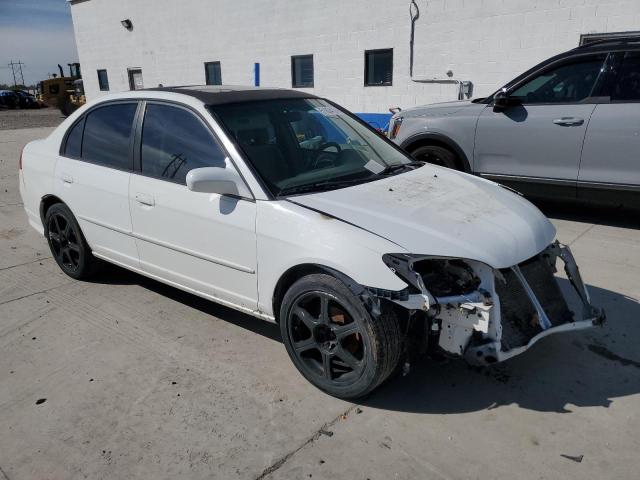 2HGES25825H543722 - 2005 HONDA CIVIC EX WHITE photo 4