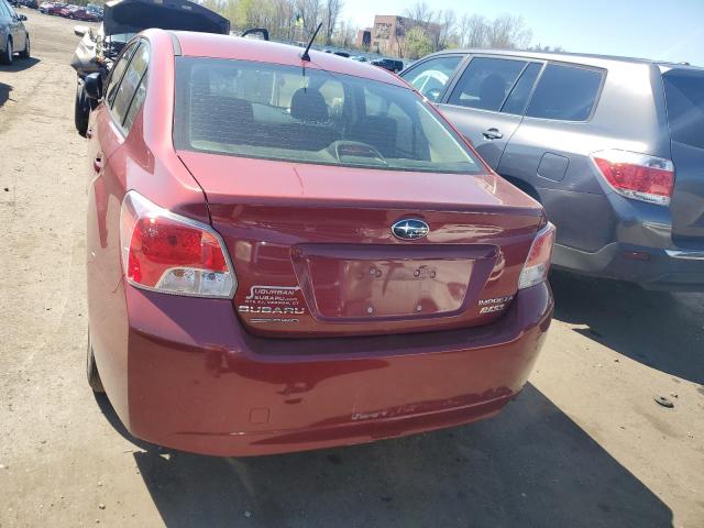 JF1GJAA64EH021601 - 2014 SUBARU IMPREZA RED photo 6