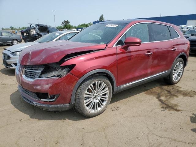 2LMPJ8LR1JBL44408 - 2018 LINCOLN MKX RESERVE Բորդո լուսանկար 1