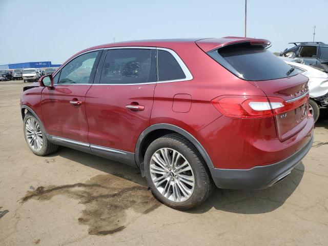 2LMPJ8LR1JBL44408 - 2018 LINCOLN MKX RESERVE Բորդո լուսանկար 2