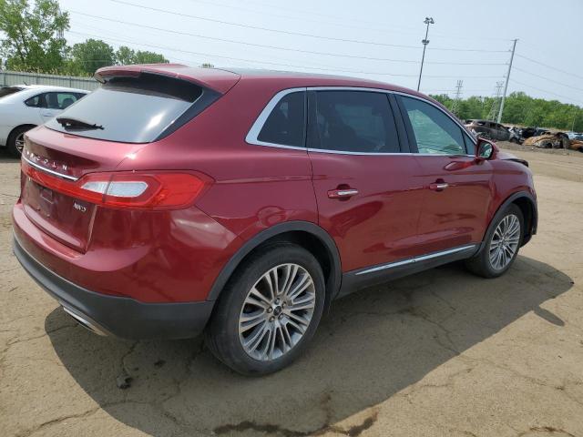 2LMPJ8LR1JBL44408 - 2018 LINCOLN MKX RESERVE Բորդո լուսանկար 3