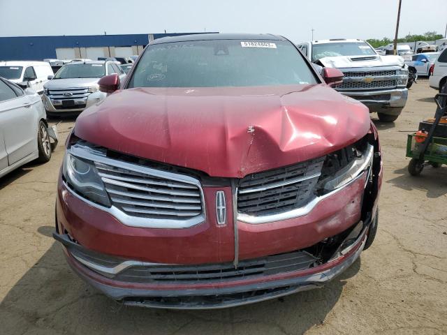 2LMPJ8LR1JBL44408 - 2018 LINCOLN MKX RESERVE Բորդո լուսանկար 5