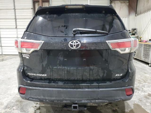 5TDKKRFH1FS119413 - 2015 TOYOTA HIGHLANDER XLE 黑色 照片 6