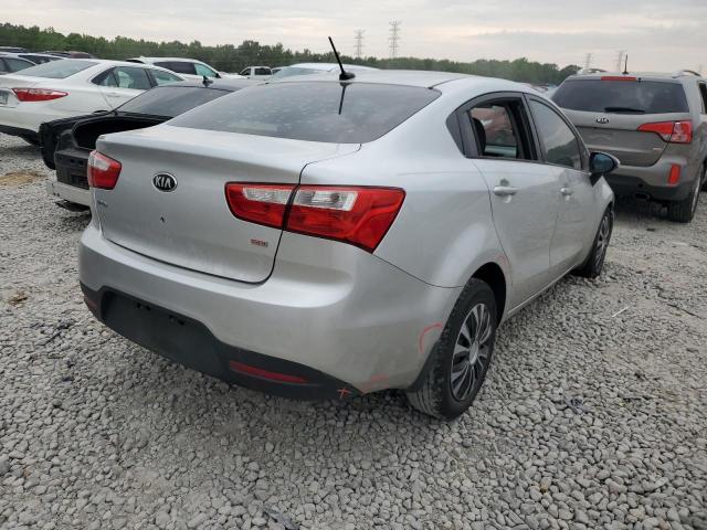 KNADM4A3XE6407797 - 2014 KIA RIO LX SILVER photo 3