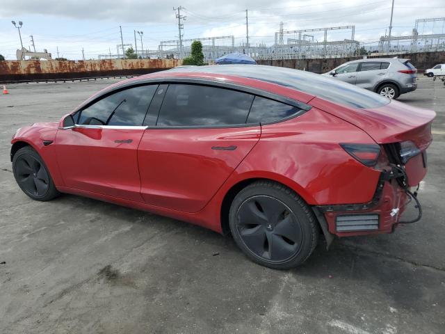5YJ3E1EBXKF193924 - 2019 TESLA MODEL 3 Czerwony zdjęcie 2