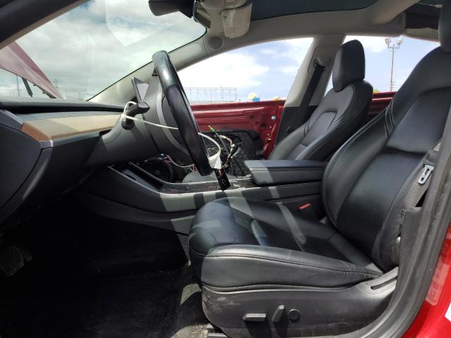 5YJ3E1EBXKF193924 - 2019 TESLA MODEL 3 Czerwony zdjęcie 7