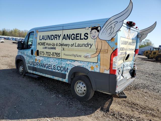 3C6TRVAG9JE100349 - 2018 RAM PROMASTER 1500 STANDARD WHITE photo 2