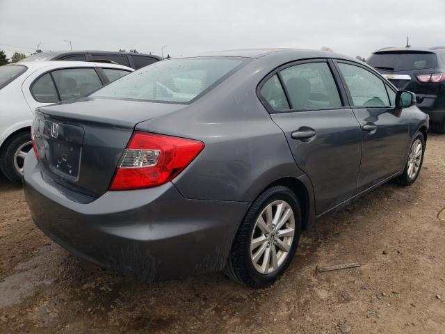 19XFB2F89CE364264 - 2012 HONDA CIVIC EX GRAY photo 3