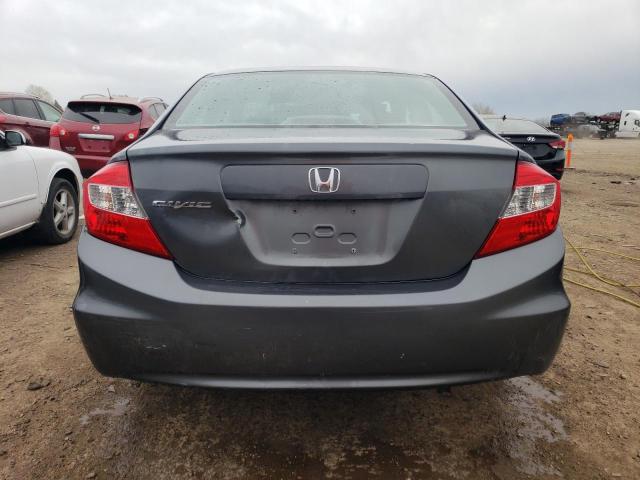 19XFB2F89CE364264 - 2012 HONDA CIVIC EX GRAY photo 6