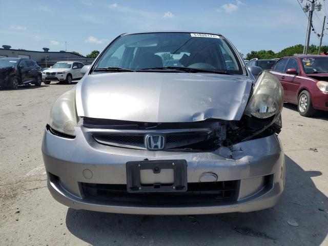 JHMGD38498S024288 - 2008 HONDA FIT SILVER photo 5