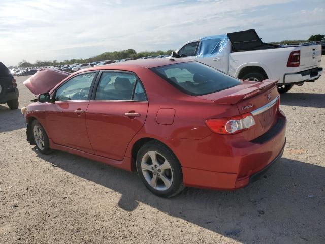 2T1BU4EE3BC604322 - 2011 TOYOTA COROLLA BASE RED photo 2