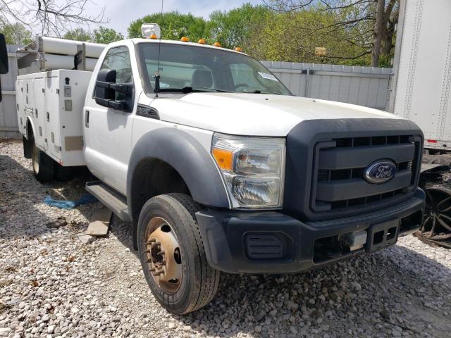 1FDUF4GY2CEB70768 - 2012 FORD F450 SUPER DUTY WHITE photo 4