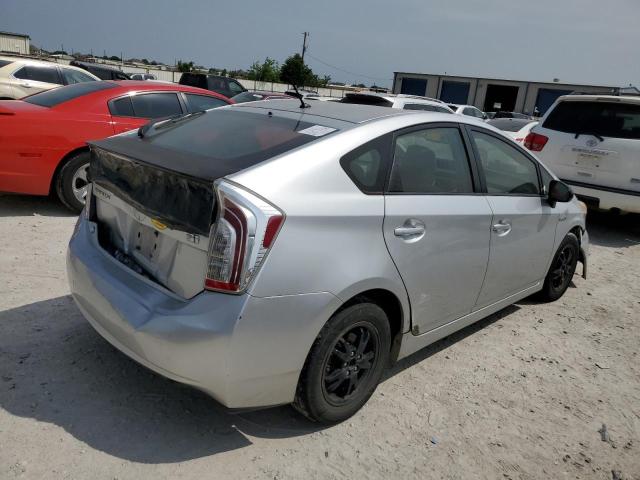 JTDKN3DU7C1555454 - 2012 TOYOTA PRIUS SILVER photo 3