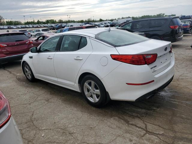 KNAGM4A75F5643815 - 2015 KIA OPTIMA LX WHITE photo 2