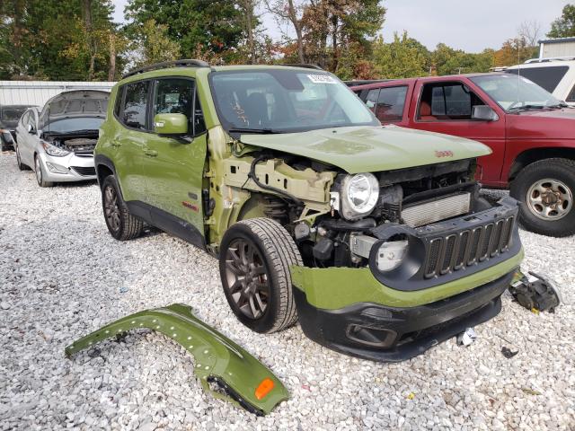 ZACCJBBT9GPD81770 - 2016 JEEP RENEGADE LATITUDE GREEN photo 1