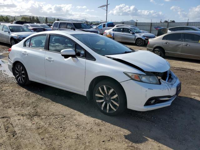 19XFB2F94FE218657 - 2015 HONDA CIVIC EXL WHITE photo 4