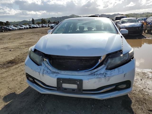 19XFB2F94FE218657 - 2015 HONDA CIVIC EXL WHITE photo 5