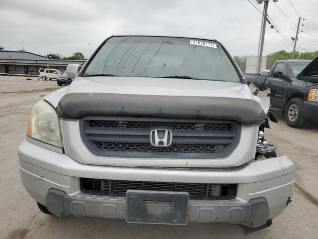 2HKYF18494H564866 - 2004 HONDA PILOT EX SILVER photo 5