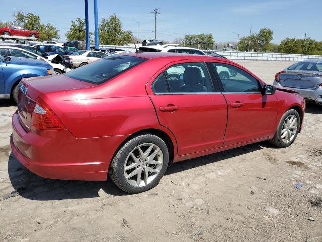 3FAHP0JG4CR328428 - 2012 FORD FUSION SEL RED photo 3