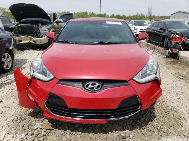 KMHTC6AD1GU264996 - 2016 HYUNDAI VELOSTER RED photo 5