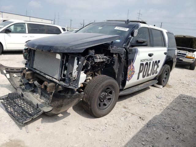 1GNLCDEC8JR160999 - 2018 CHEVROLET TAHOE POLICE BLACK photo 1