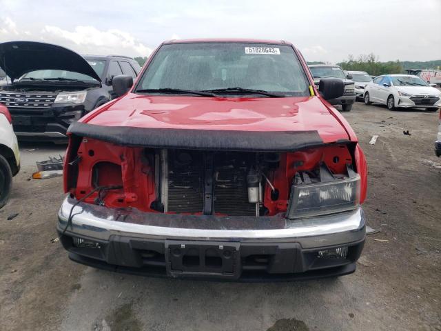1GTDS196848100587 - 2004 GMC CANYON RED photo 5