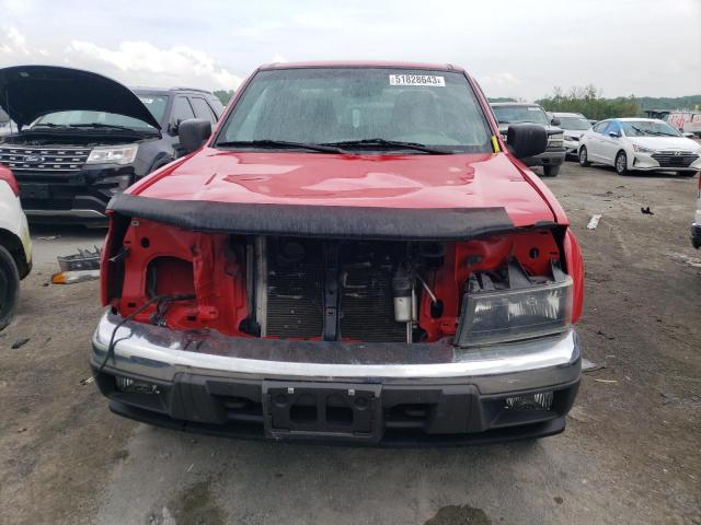 1GTDS196848100587 - 2004 GMC CANYON RED photo 5