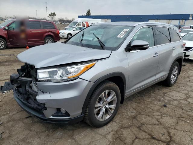 5TDJKRFH1ES044934 - 2014 TOYOTA HIGHLANDER XLE 银色 照片 1