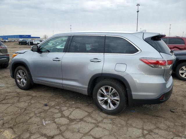5TDJKRFH1ES044934 - 2014 TOYOTA HIGHLANDER XLE 银色 照片 2