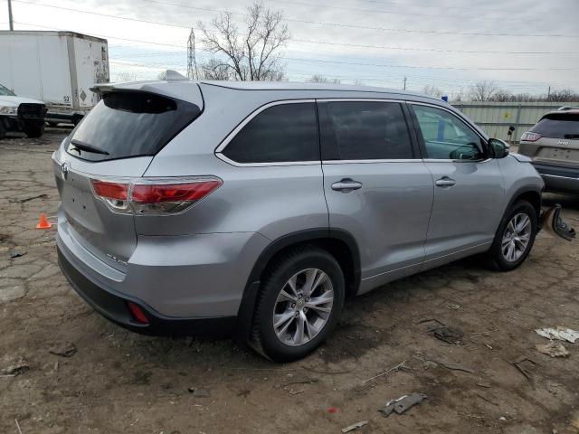 5TDJKRFH1ES044934 - 2014 TOYOTA HIGHLANDER XLE 银色 照片 3