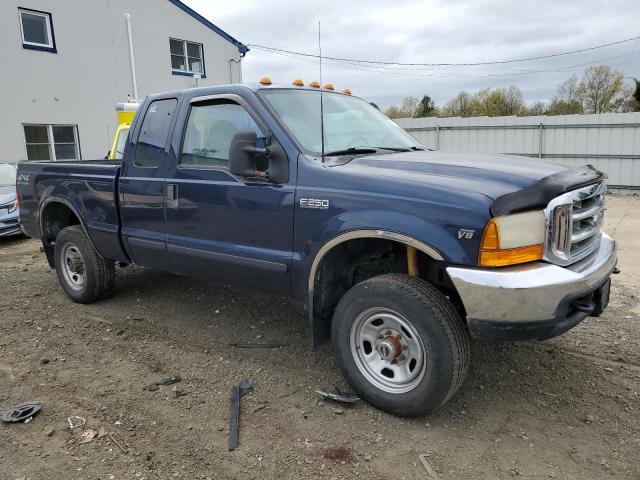 1FTNX21LX1EA35431 - 2001 FORD F250 SUPER DUTY BLUE photo 4