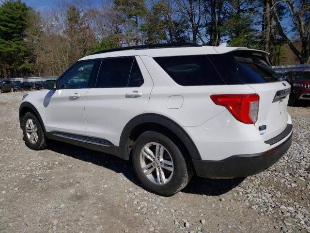 1FMSK8DH9LGC71695 - 2020 FORD EXPLORER XLT WHITE photo 2