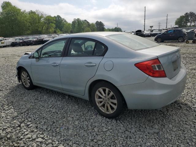 19XFB2F95CE050085 - 2012 HONDA CIVIC EXL Mavi foto 2