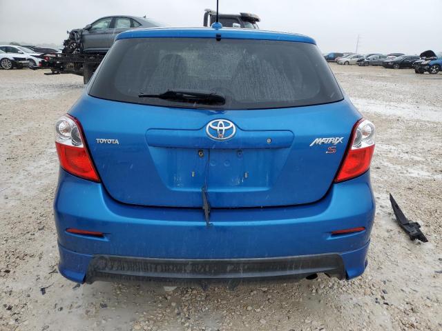 2T1KE40E99C013832 - 2009 TOYOTA COROLLA MA S BLUE photo 6