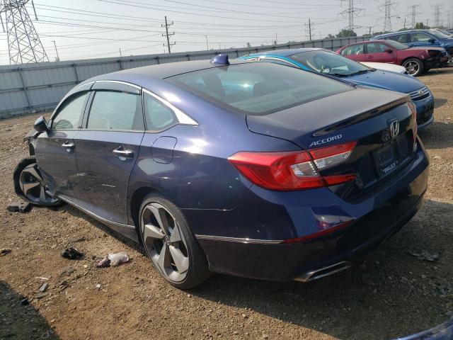 1HGCV2F93LA003426 - 2020 HONDA ACCORD TOURING BLUE photo 2