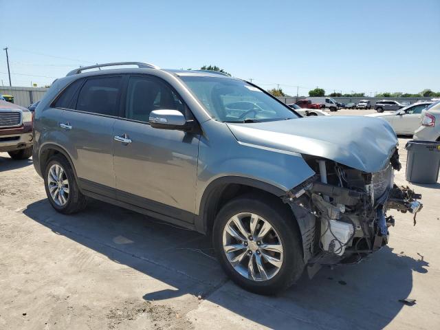 5XYKU4A21BG038595 - 2011 KIA SORENTO EX SILVER photo 4