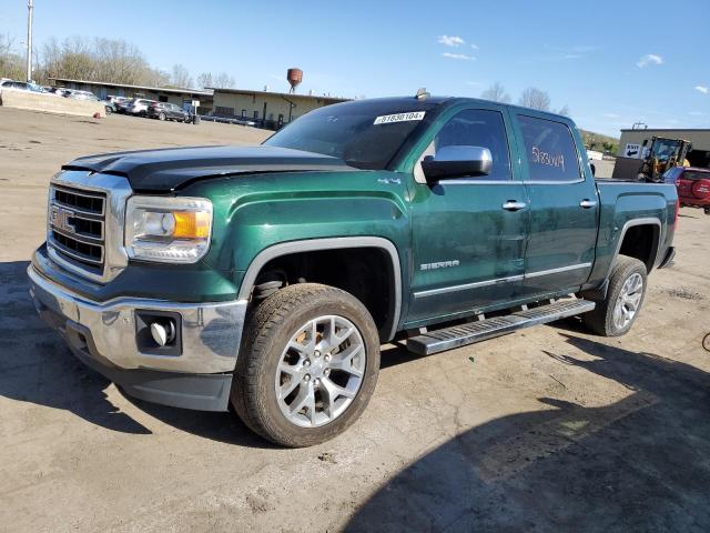 3GTU2VEC0EG456191 - 2014 GMC SIERRA K1500 SLT GREEN photo 1