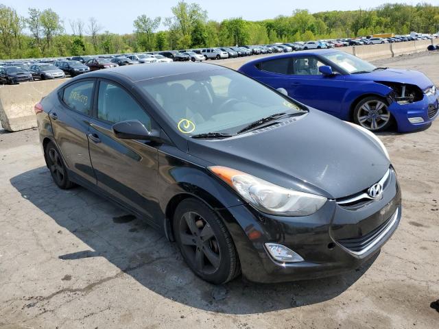 5NPDH4AE9DH186965 - 2013 HYUNDAI ELANTRA GLS BLACK photo 4