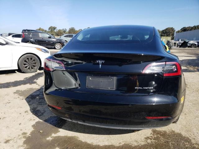 5YJ3E1EB9NF259092 - 2022 TESLA MODEL 3 BLACK photo 6