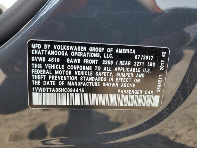 1VWDT7A35HC084415 - 2017 VOLKSWAGEN PASSAT R-LINE Graphit Foto 12