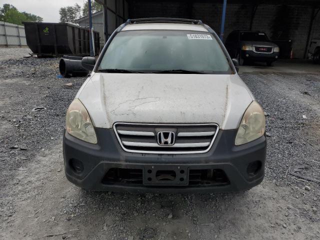 SHSRD78546U437653 - 2006 HONDA CR-V LX SILVER photo 5