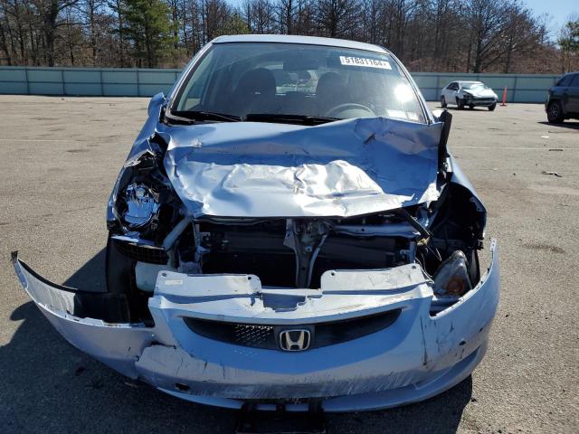 JHMGD38438S027896 - 2008 HONDA FIT BLUE photo 5