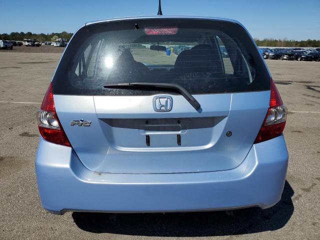 JHMGD38438S027896 - 2008 HONDA FIT BLUE photo 6